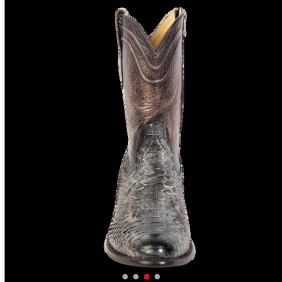 Freebird Alamo Black Python Men's - Picture 3 of 9